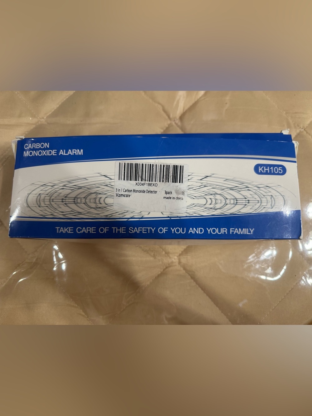 3 Pack Carbon Monoxide & Gas Detector Home & Business Safety Devise Model: KH105
